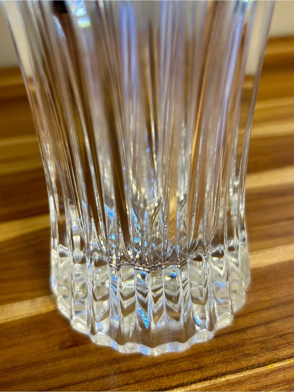 Vintage FTD Lead Crystal Heart Vase - Picture 7 of 11